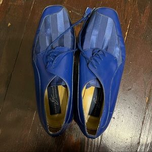 Blue Mens Dress Shoes. Size 10M. Giorgio Brutini “Private Collection”.